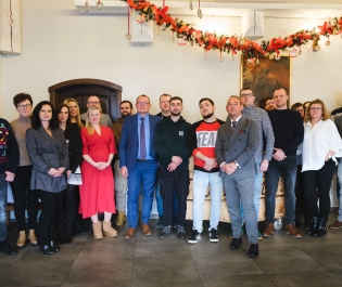 Christmas Eve meeting at Office Support